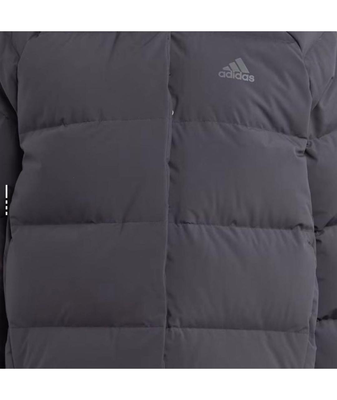 ADIDAS Черный полиэстеровый пуховик, фото 6