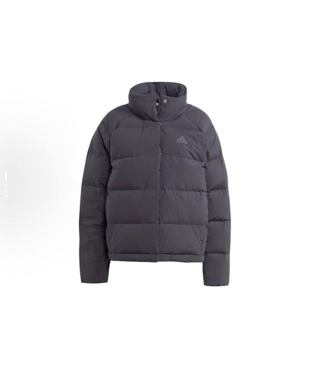 ADIDAS Черный полиэстеровый пуховик, фото 7