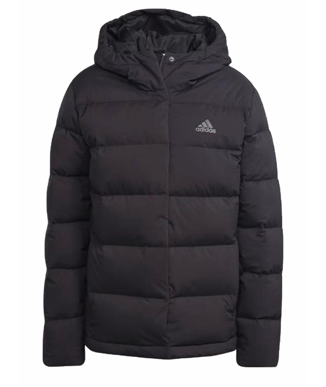 ADIDAS Черный полиэстеровый пуховик, фото 1