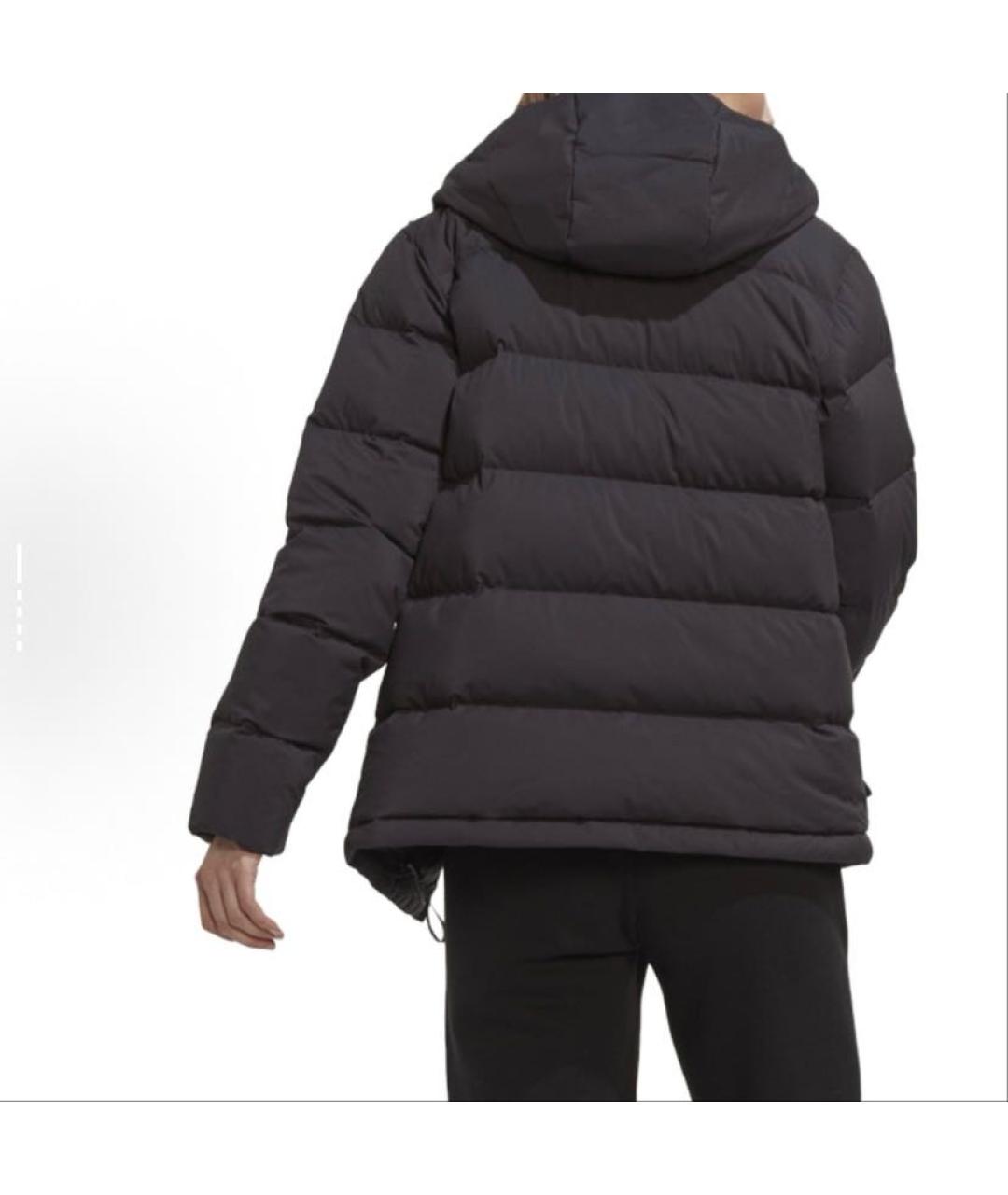 ADIDAS Черный полиэстеровый пуховик, фото 4