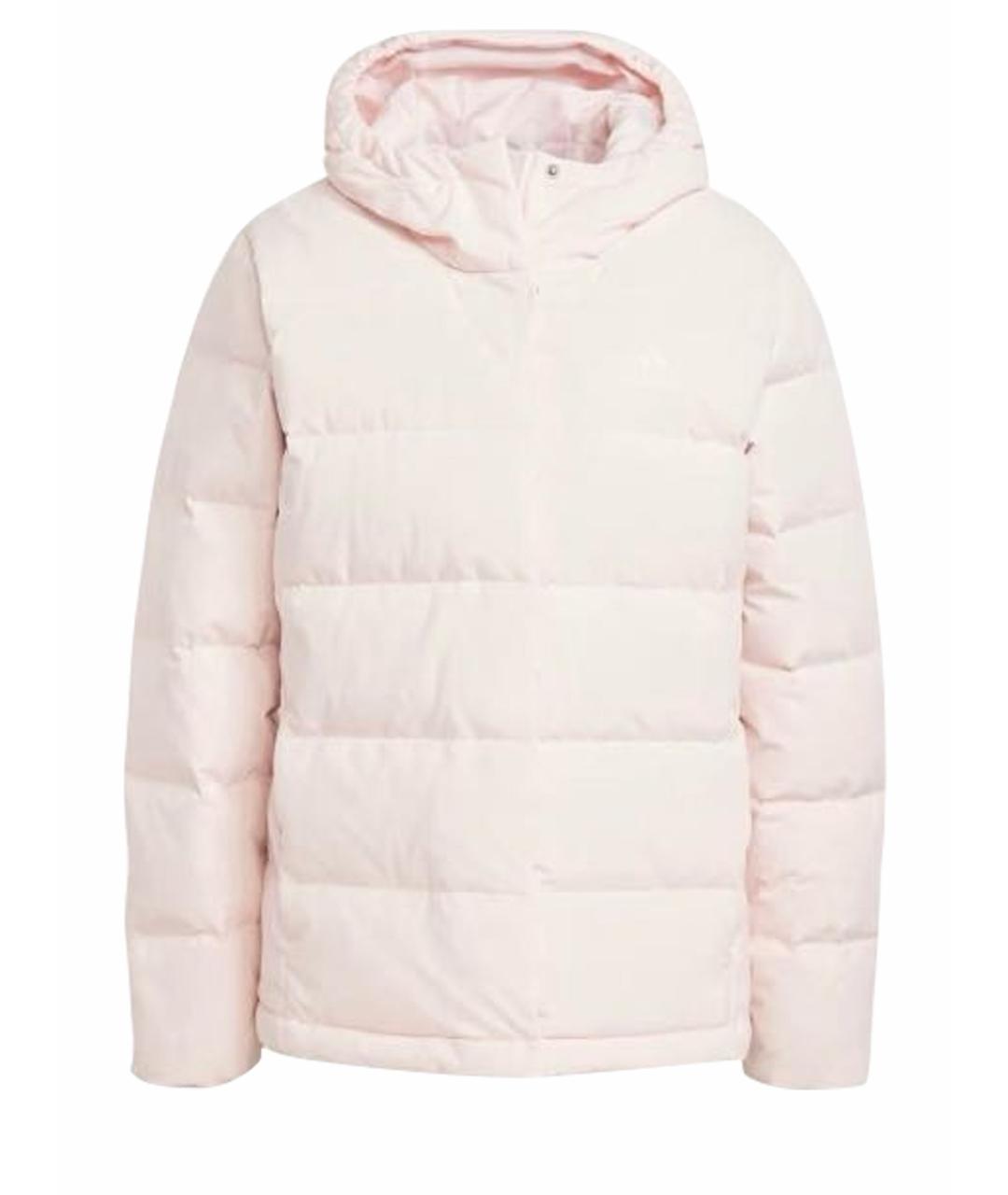 ADIDAS Коралловый полиэстеровый пуховик, фото 1