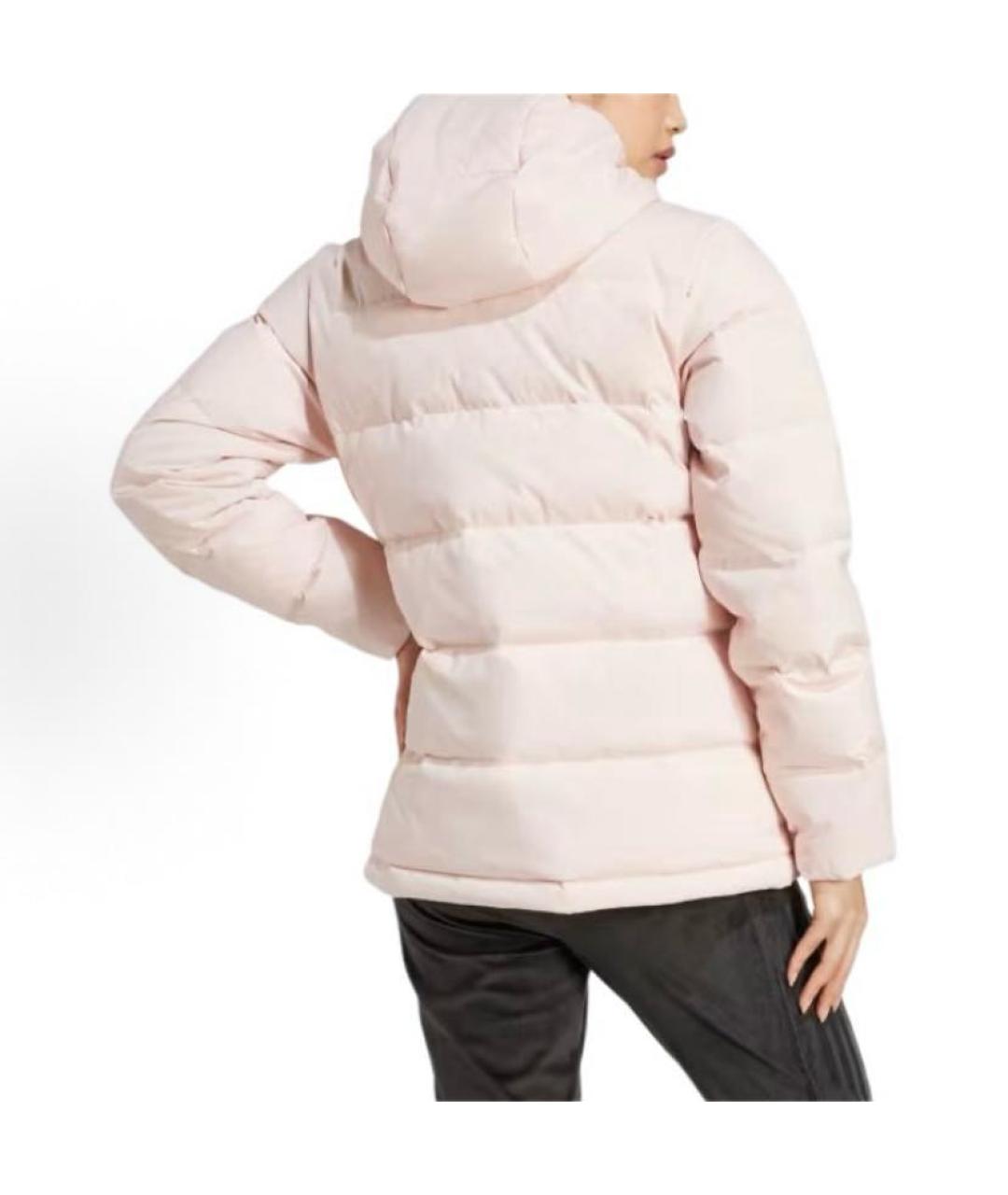 ADIDAS Коралловый полиэстеровый пуховик, фото 5