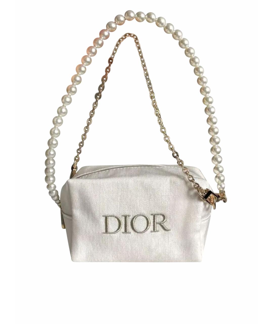 CHRISTIAN DIOR Бежевая сумка с короткими ручками, фото 1