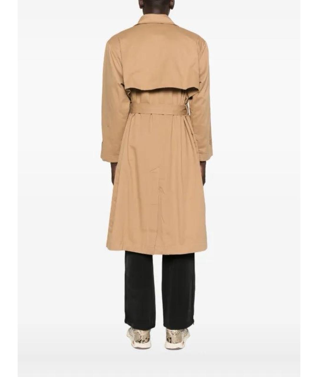 ADIDAS Бежевый вискозный тренч/плащ, фото 4