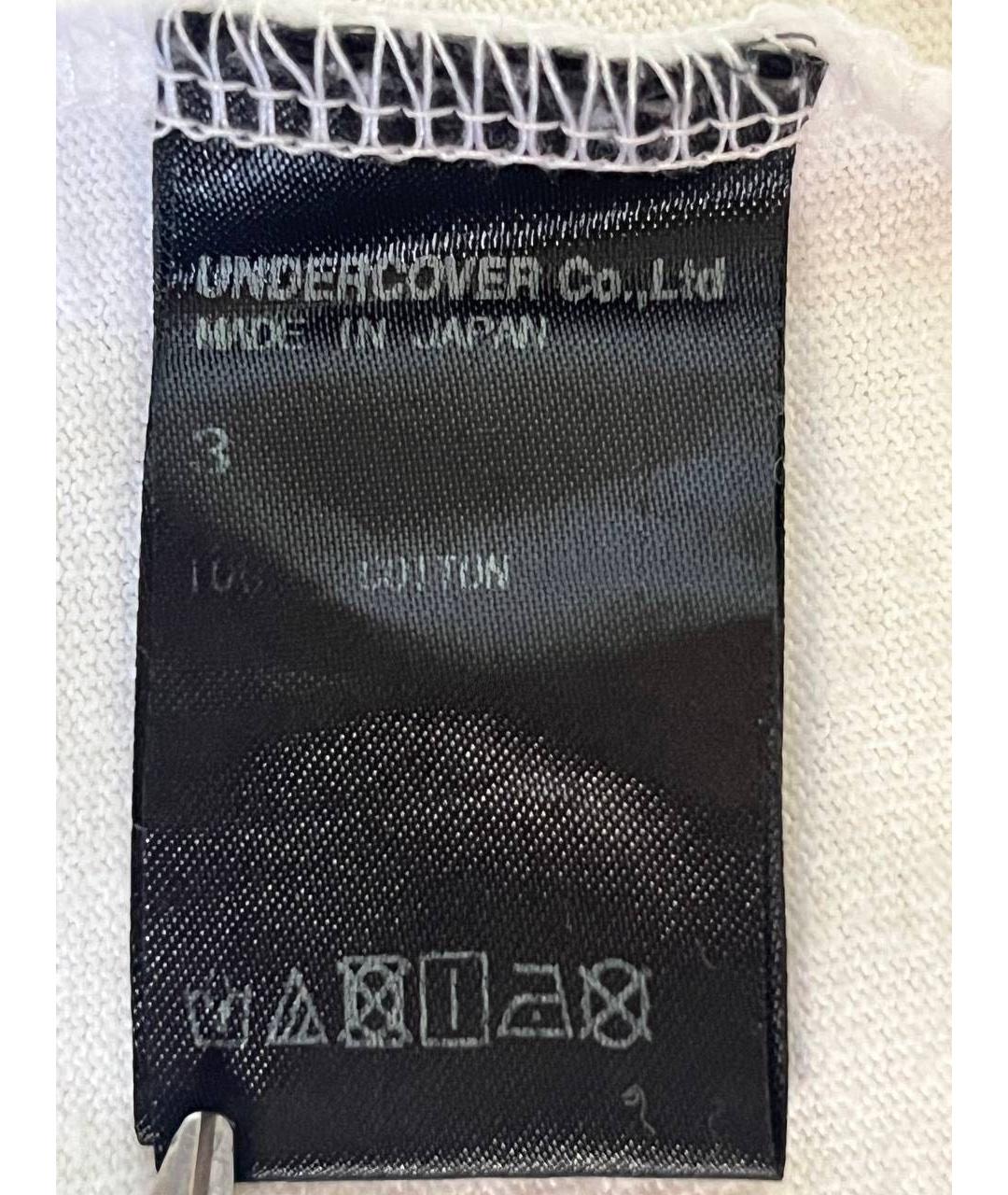 UNDERCOVER Белая хлопковая футболка, фото 6