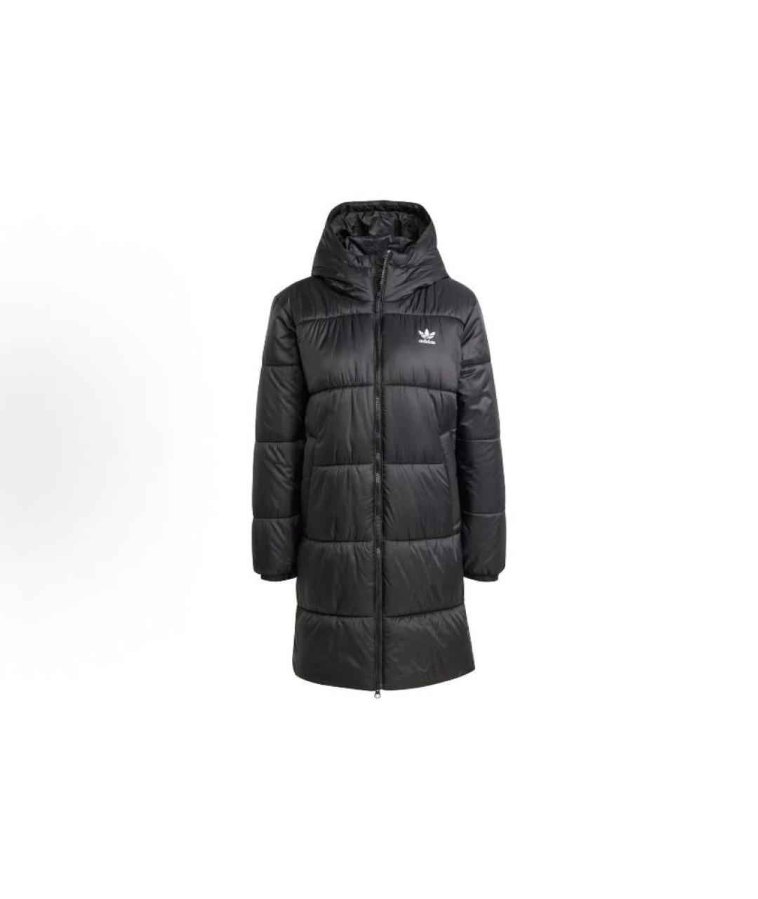 ADIDAS Черный полиэстеровый пуховик, фото 5