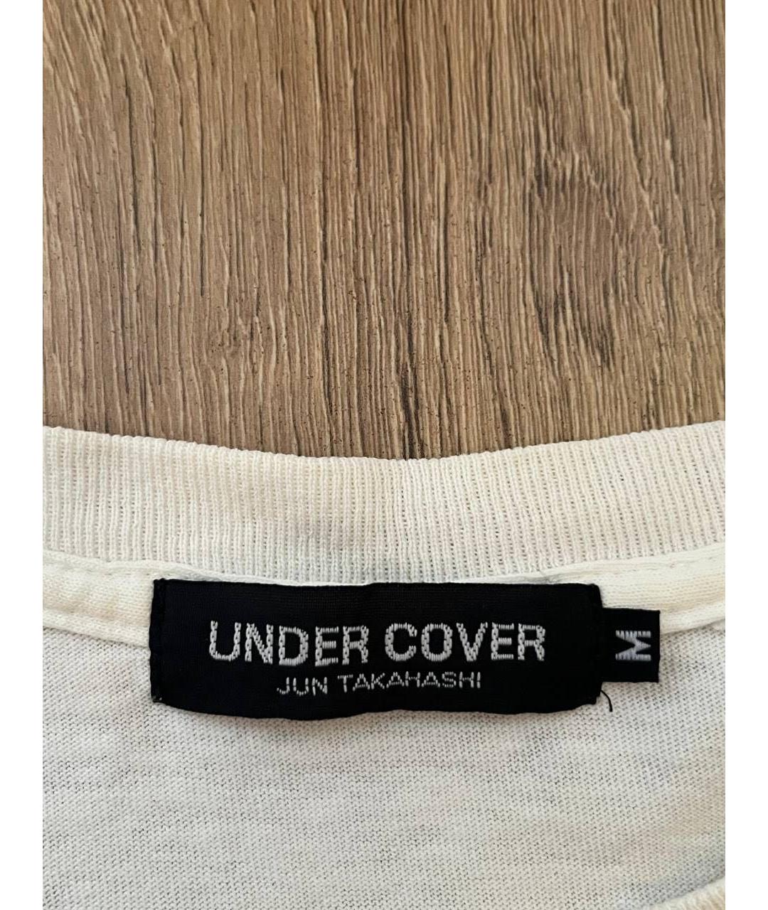 UNDERCOVER Белая хлопковая футболка, фото 4