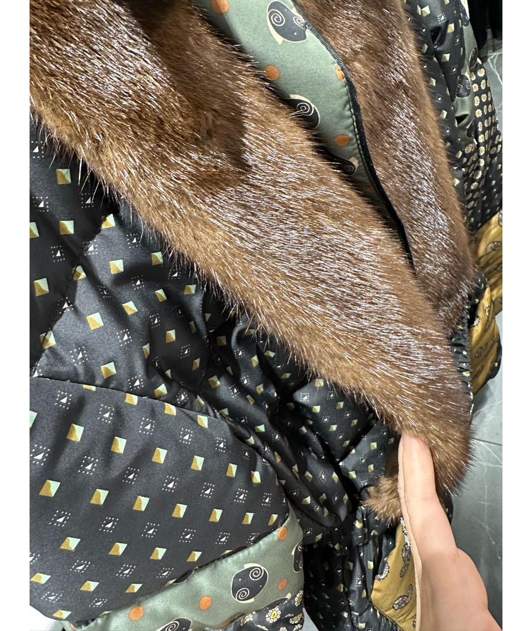 ETRO Коричневая полиэстеровая куртка, фото 4
