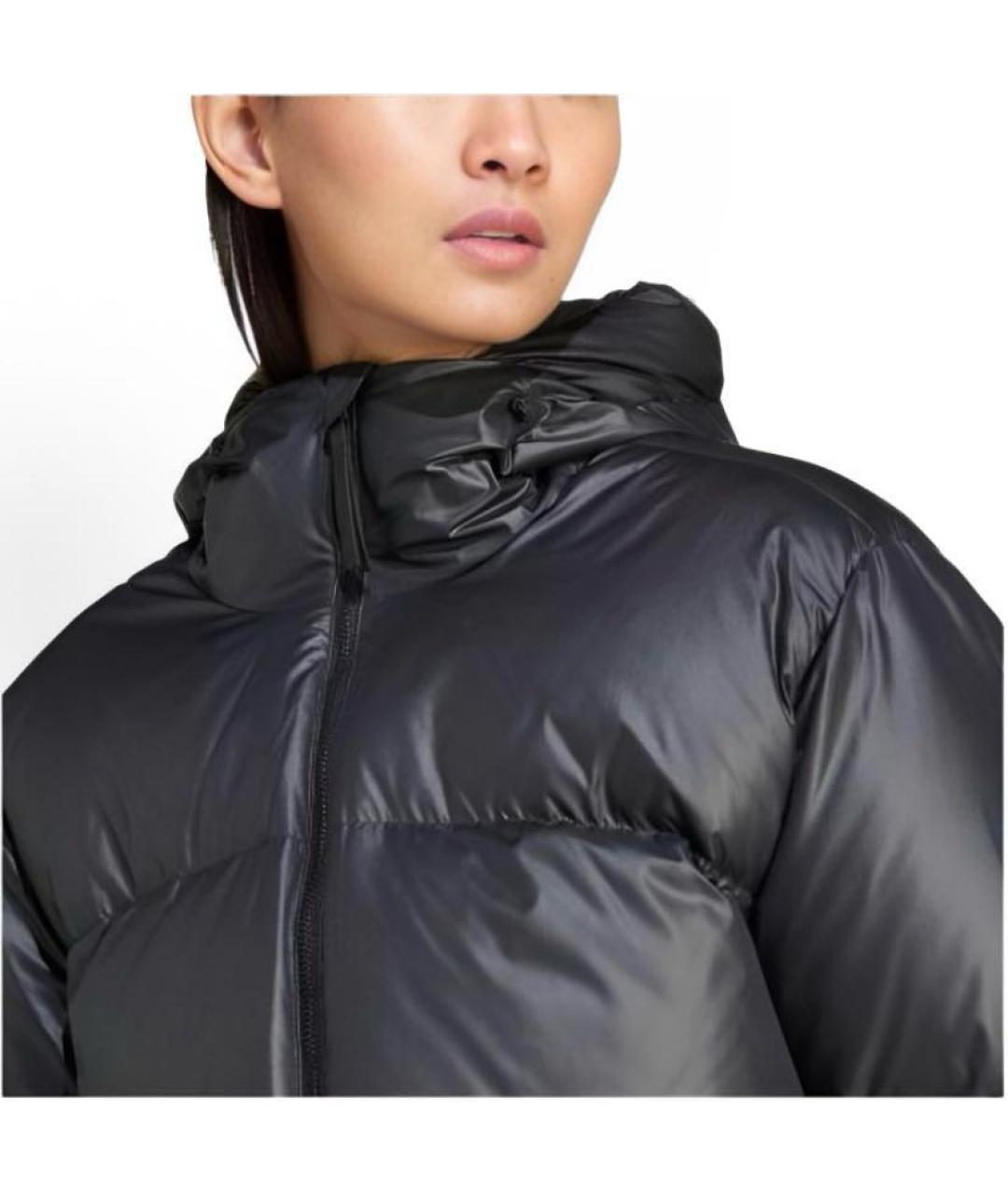 ADIDAS Черный полиэстеровый пуховик, фото 2