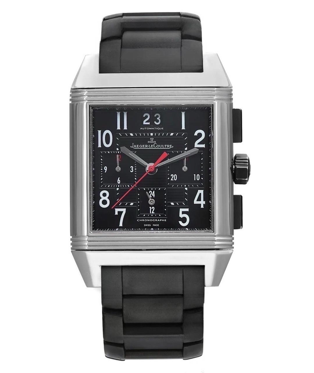Jaeger LeCoultre Черные металлические часы, фото 7