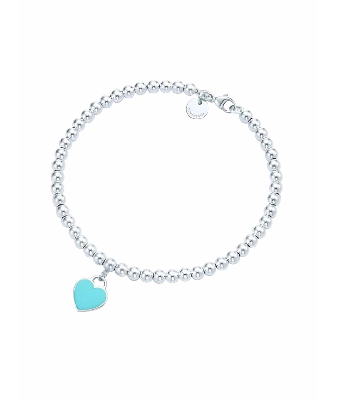 TIFFANY&CO Белый серебряный браслет, фото 1