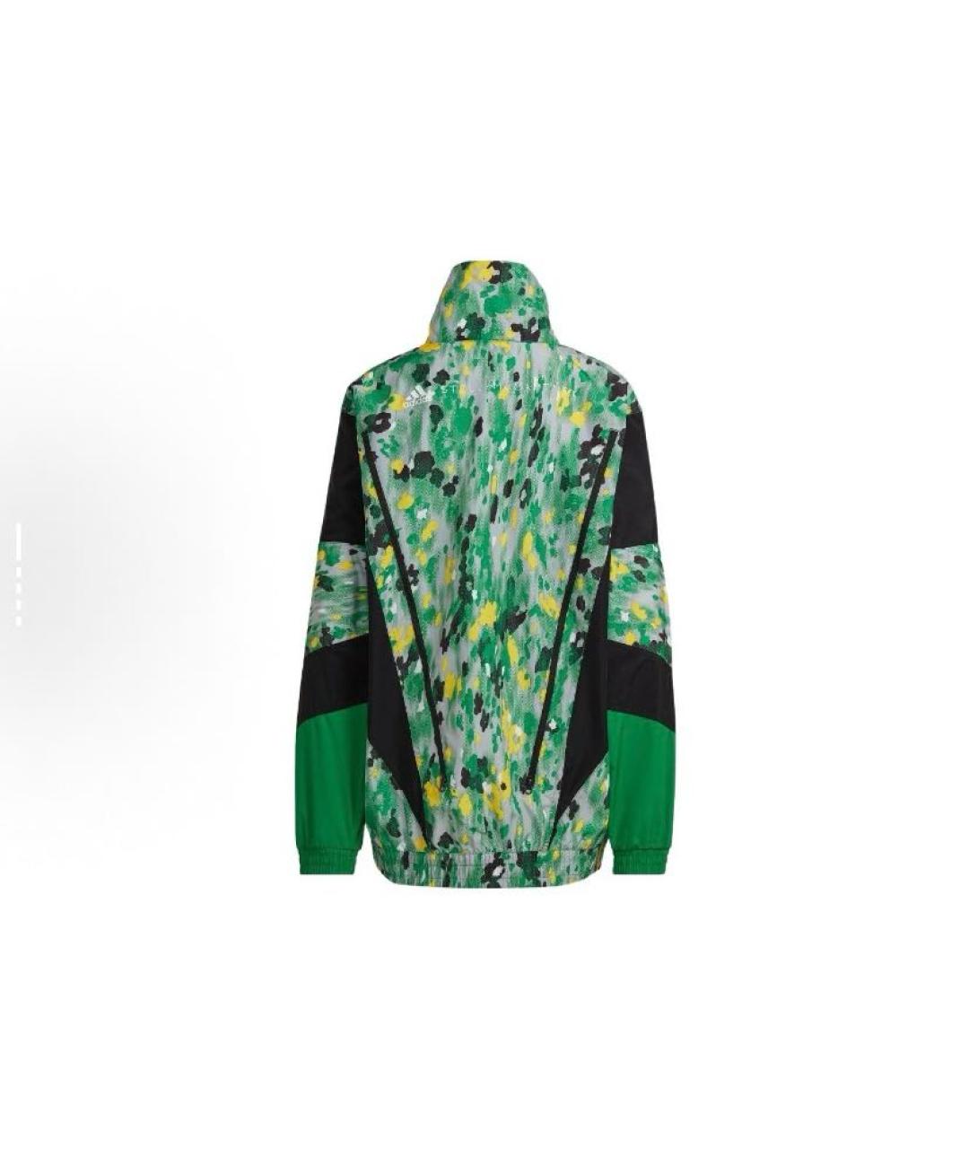 ADIDAS BY STELLA MCCARTNEY Зеленая полиэстеровая куртка, фото 2