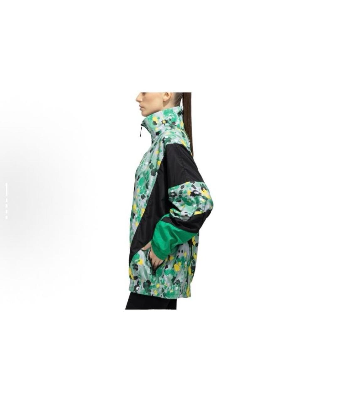 ADIDAS BY STELLA MCCARTNEY Зеленая полиэстеровая куртка, фото 6