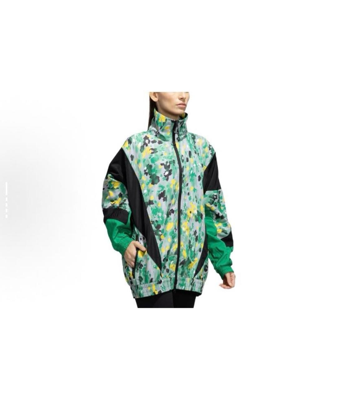 ADIDAS BY STELLA MCCARTNEY Зеленая полиэстеровая куртка, фото 4