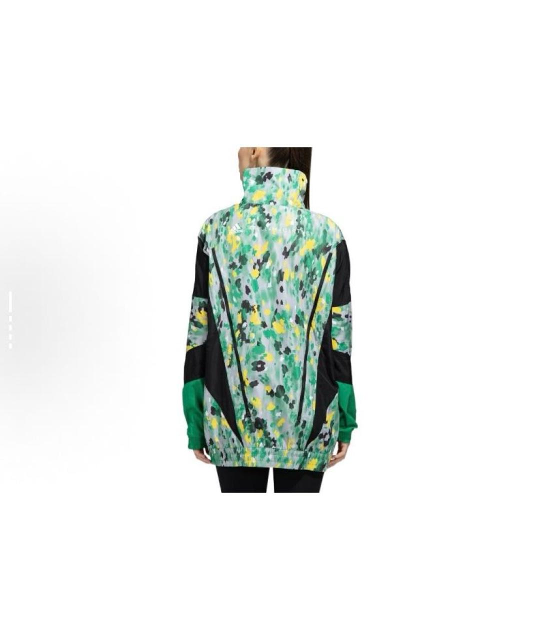 ADIDAS BY STELLA MCCARTNEY Зеленая полиэстеровая куртка, фото 3