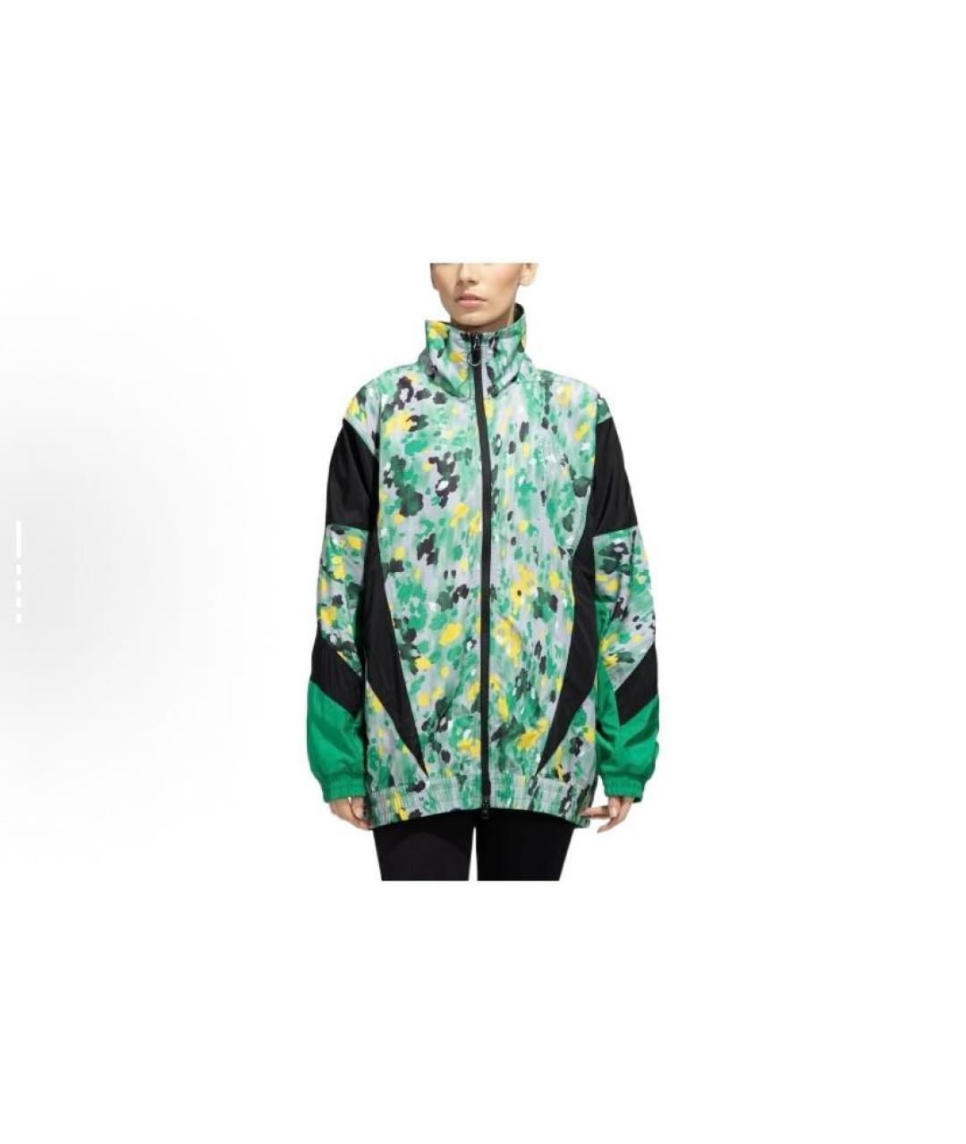 ADIDAS BY STELLA MCCARTNEY Зеленая полиэстеровая куртка, фото 5