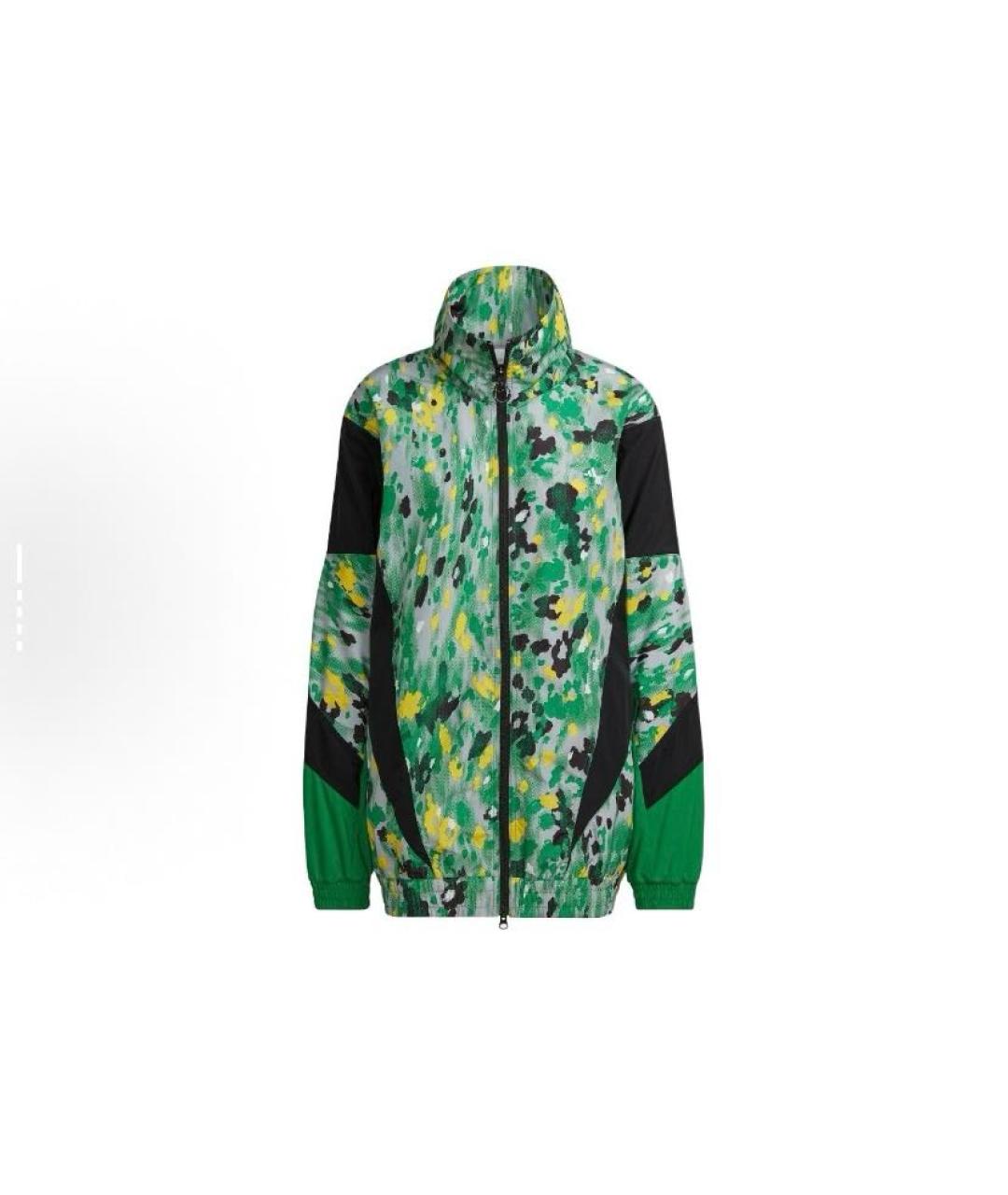 ADIDAS BY STELLA MCCARTNEY Зеленая полиэстеровая куртка, фото 7