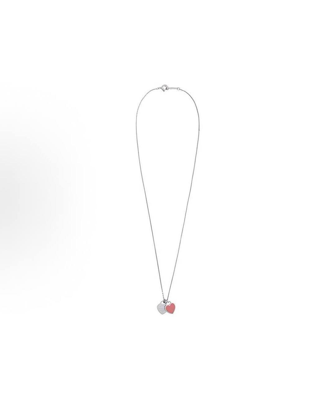TIFFANY&CO Белая серебряная подвеска, фото 5