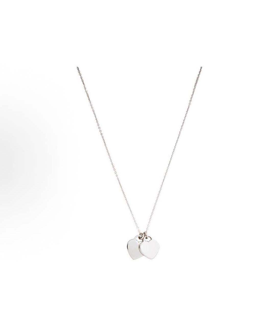 TIFFANY&CO Белая серебряная подвеска, фото 2