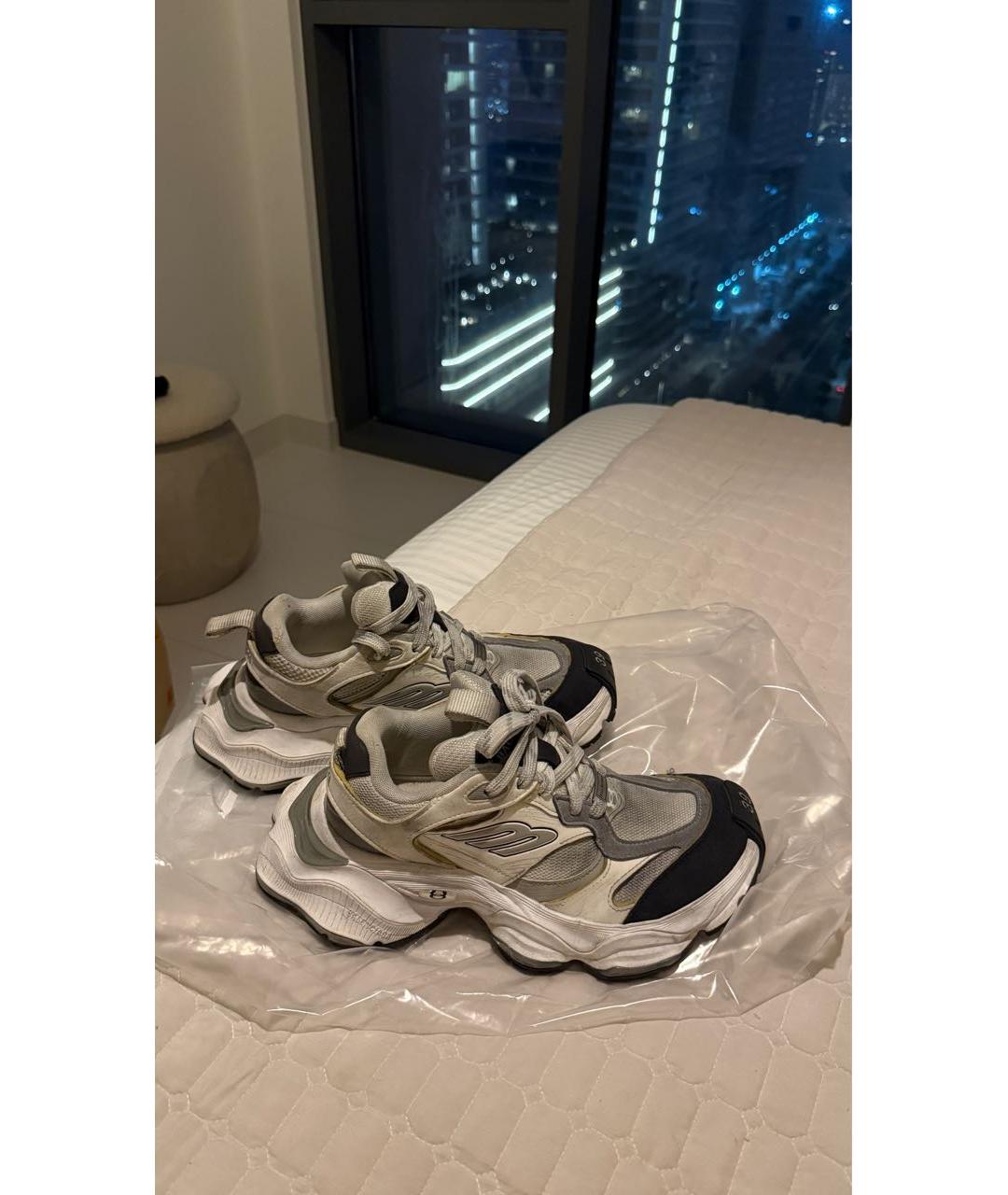 BALENCIAGA Серые высокие кроссовки / кеды, фото 5