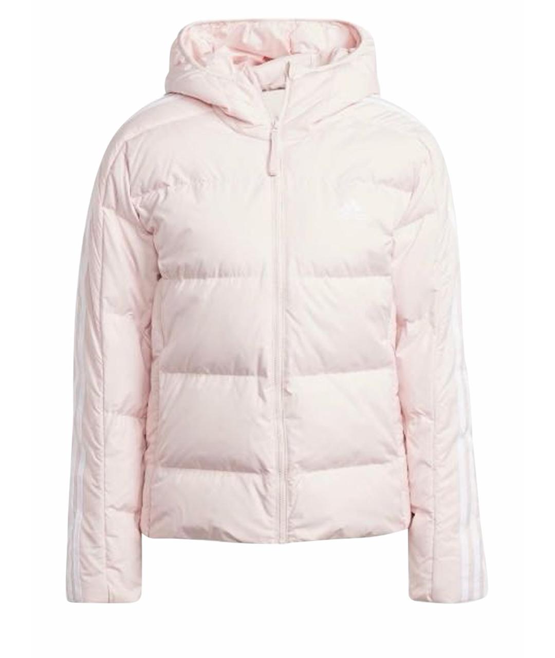 ADIDAS Розовый полиэстеровый пуховик, фото 1