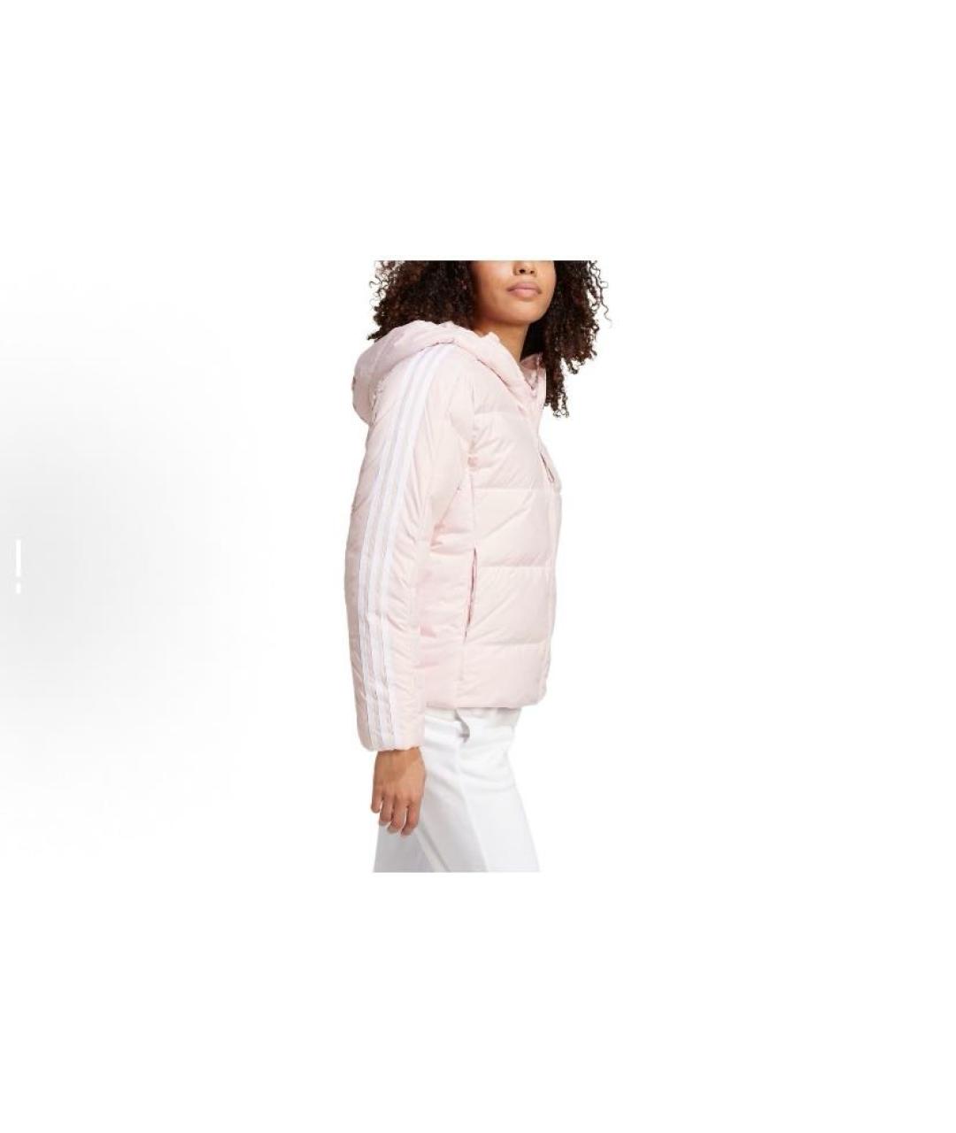 ADIDAS Розовый полиэстеровый пуховик, фото 5