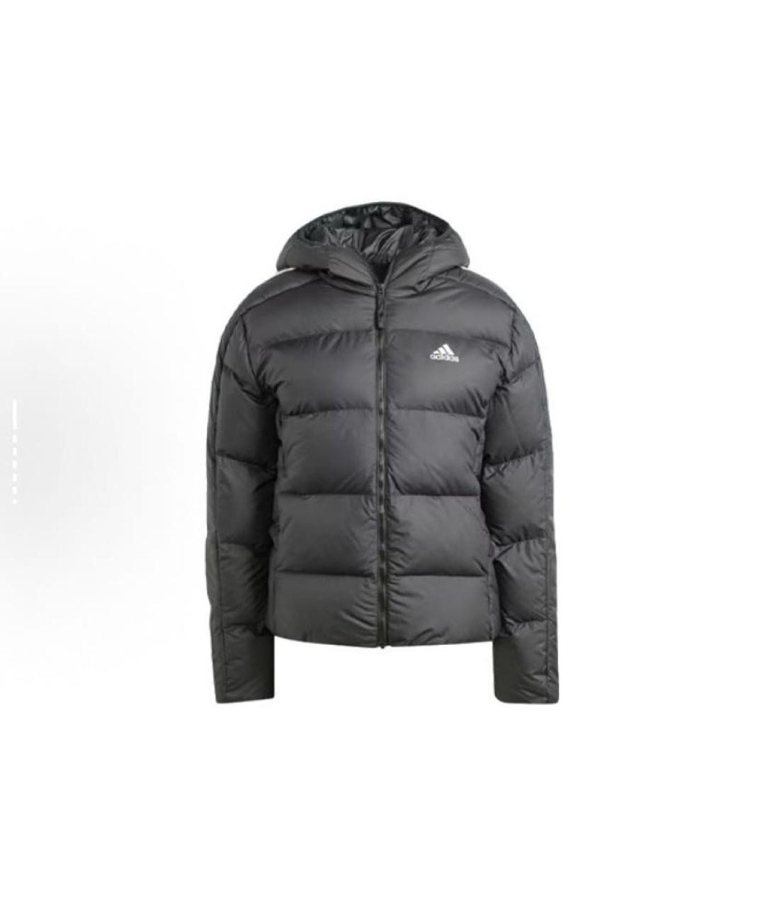 ADIDAS Черный полиэстеровый пуховик, фото 6