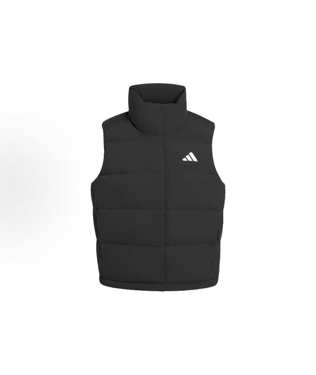 ADIDAS Черный полиэстеровый жилет, фото 5