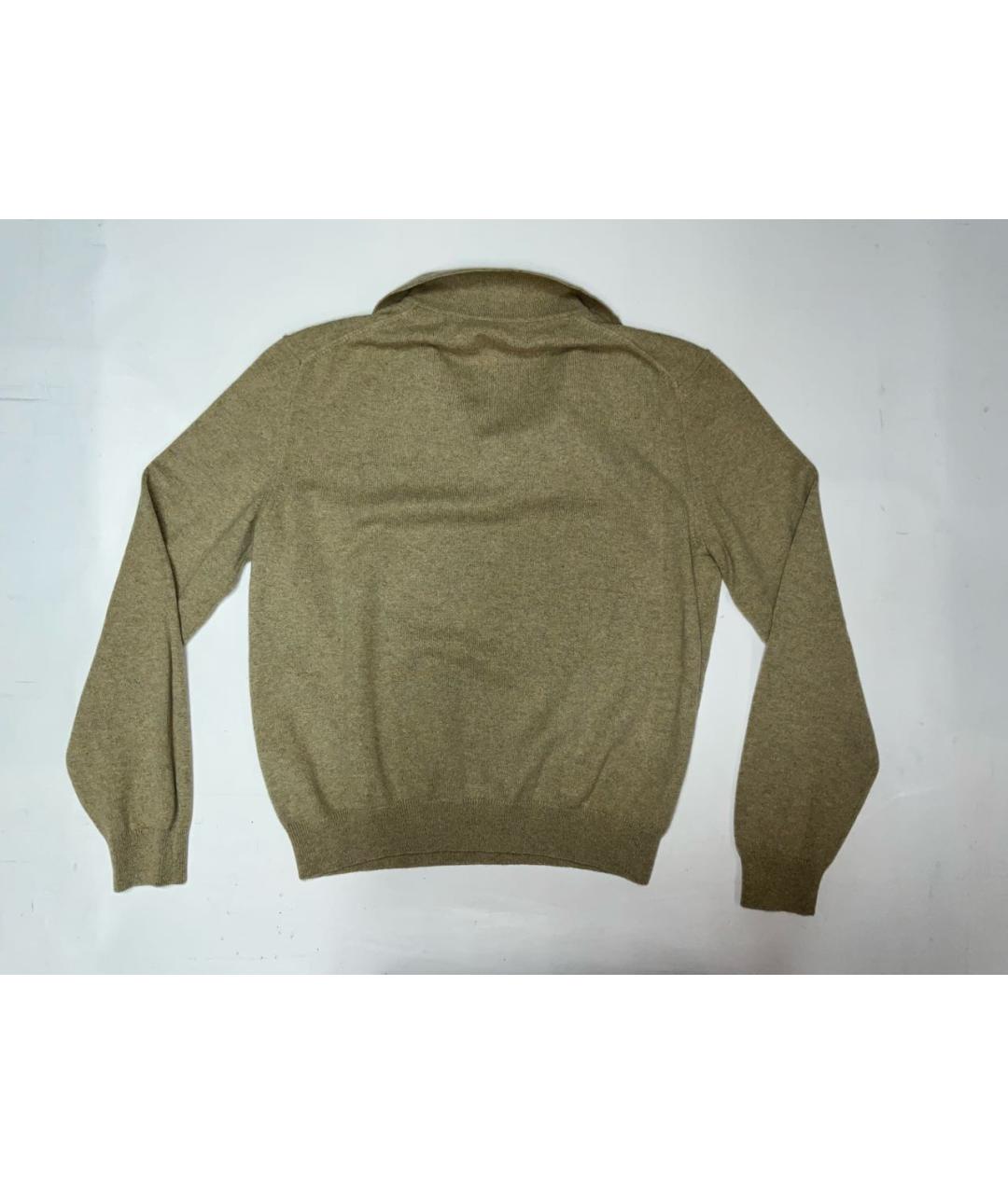 LORO PIANA Хаки кашемировый джемпер / свитер, фото 4