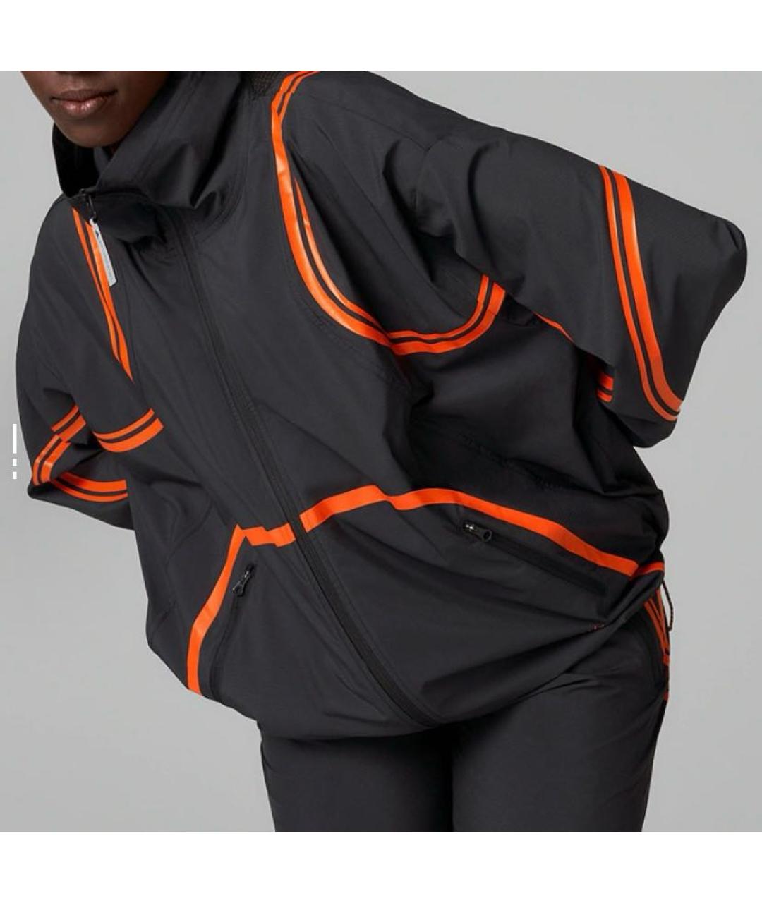 ADIDAS BY STELLA MCCARTNEY Черная полиэстеровая куртка, фото 6