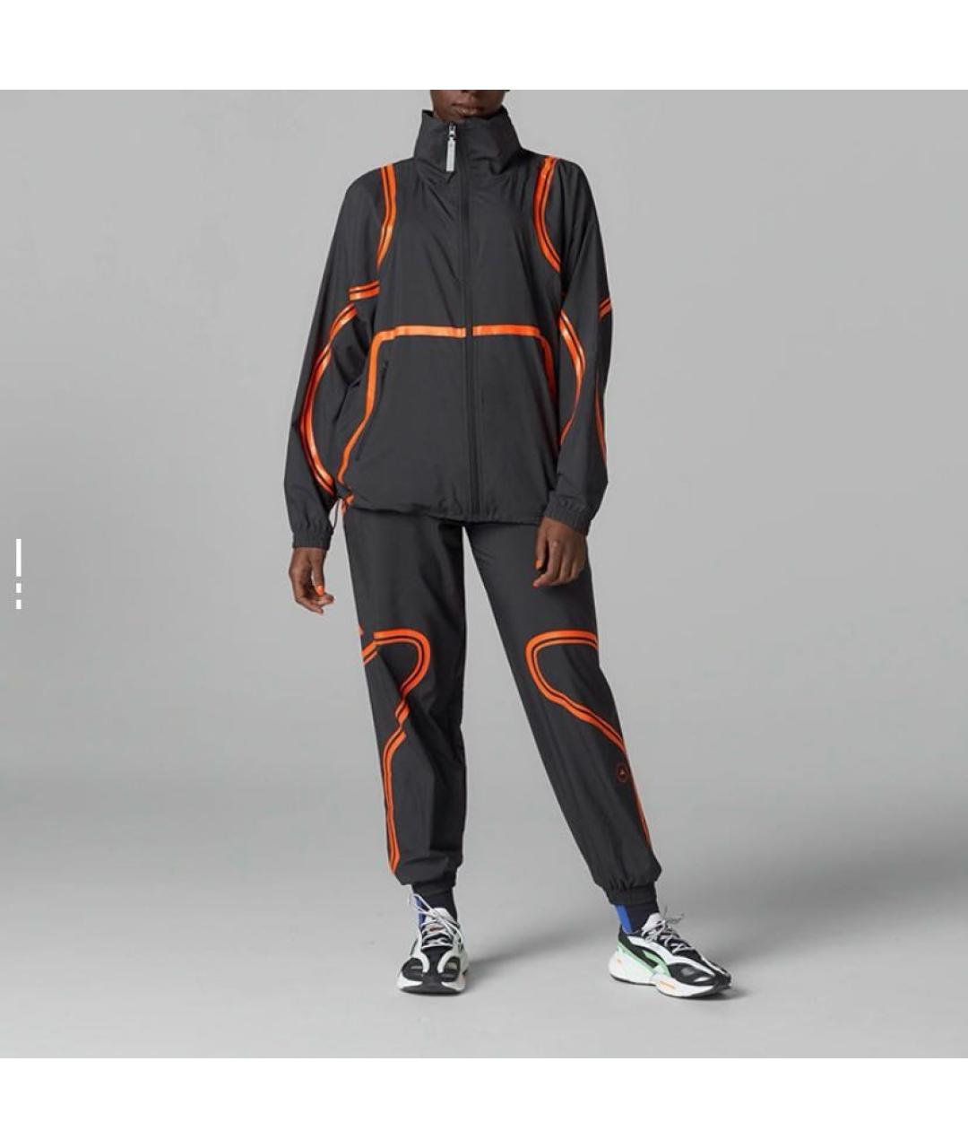 ADIDAS BY STELLA MCCARTNEY Черная полиэстеровая куртка, фото 5