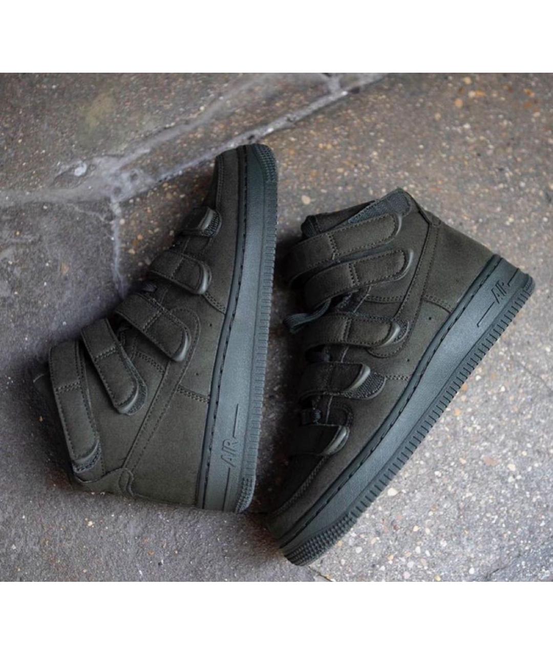 NIKE Хаки замшевые высокие кроссовки / кеды, фото 6