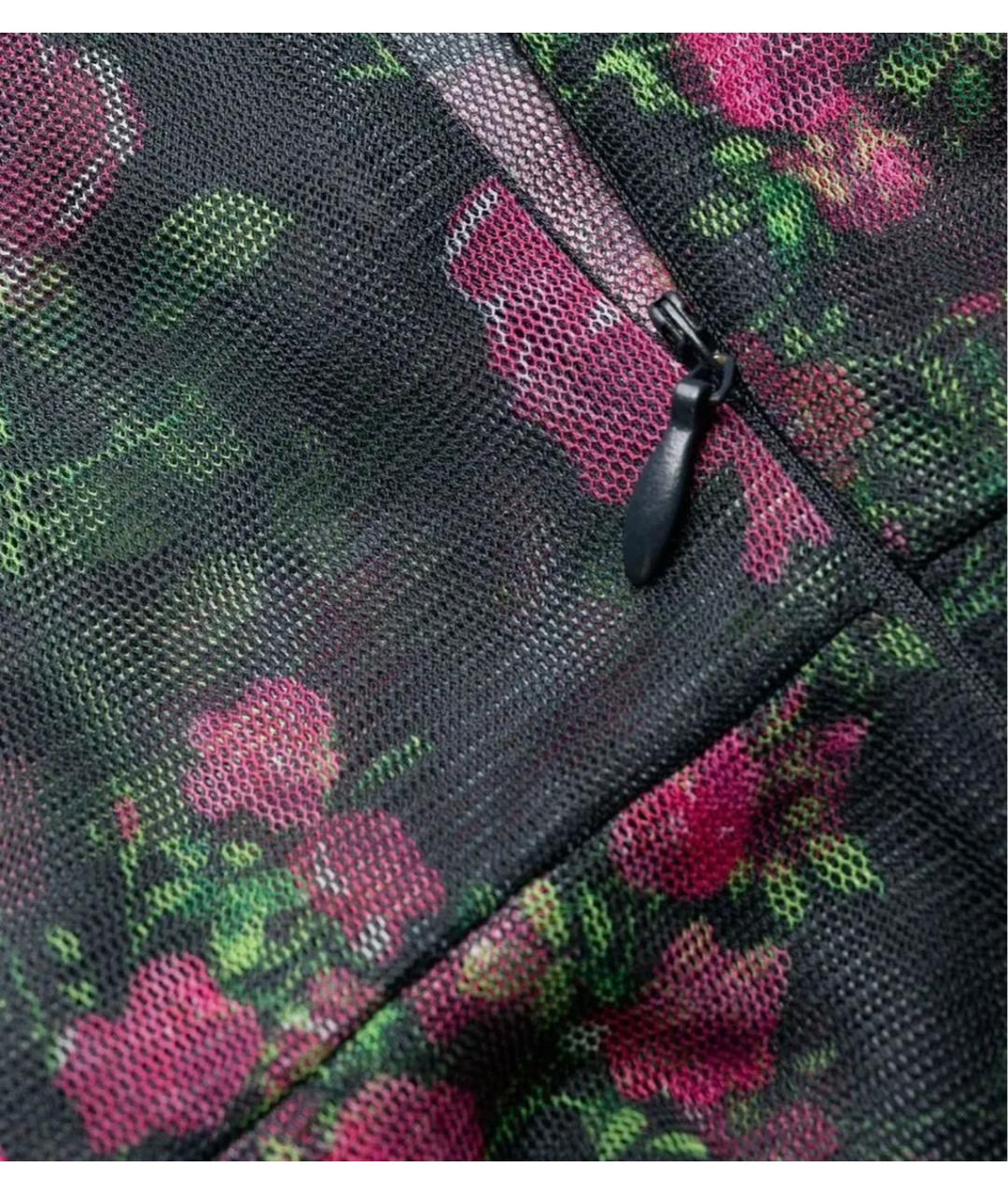 PHILOSOPHY DI LORENZO SERAFINI Черное сетчатое вечернее платье, фото 5