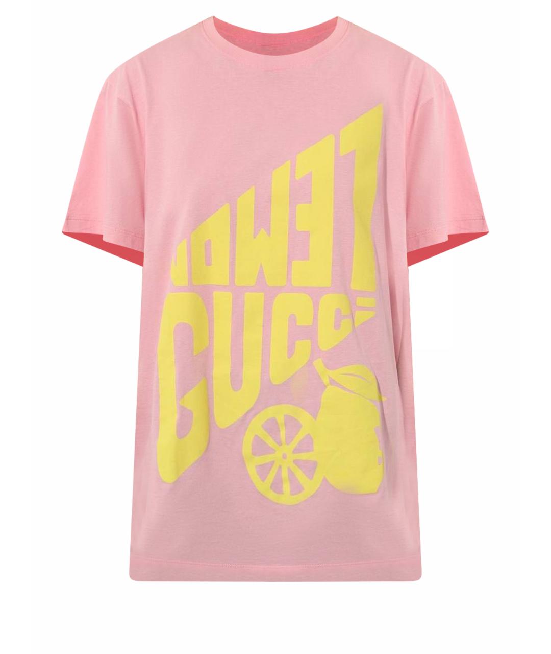 GUCCI Розовая футболка, фото 1
