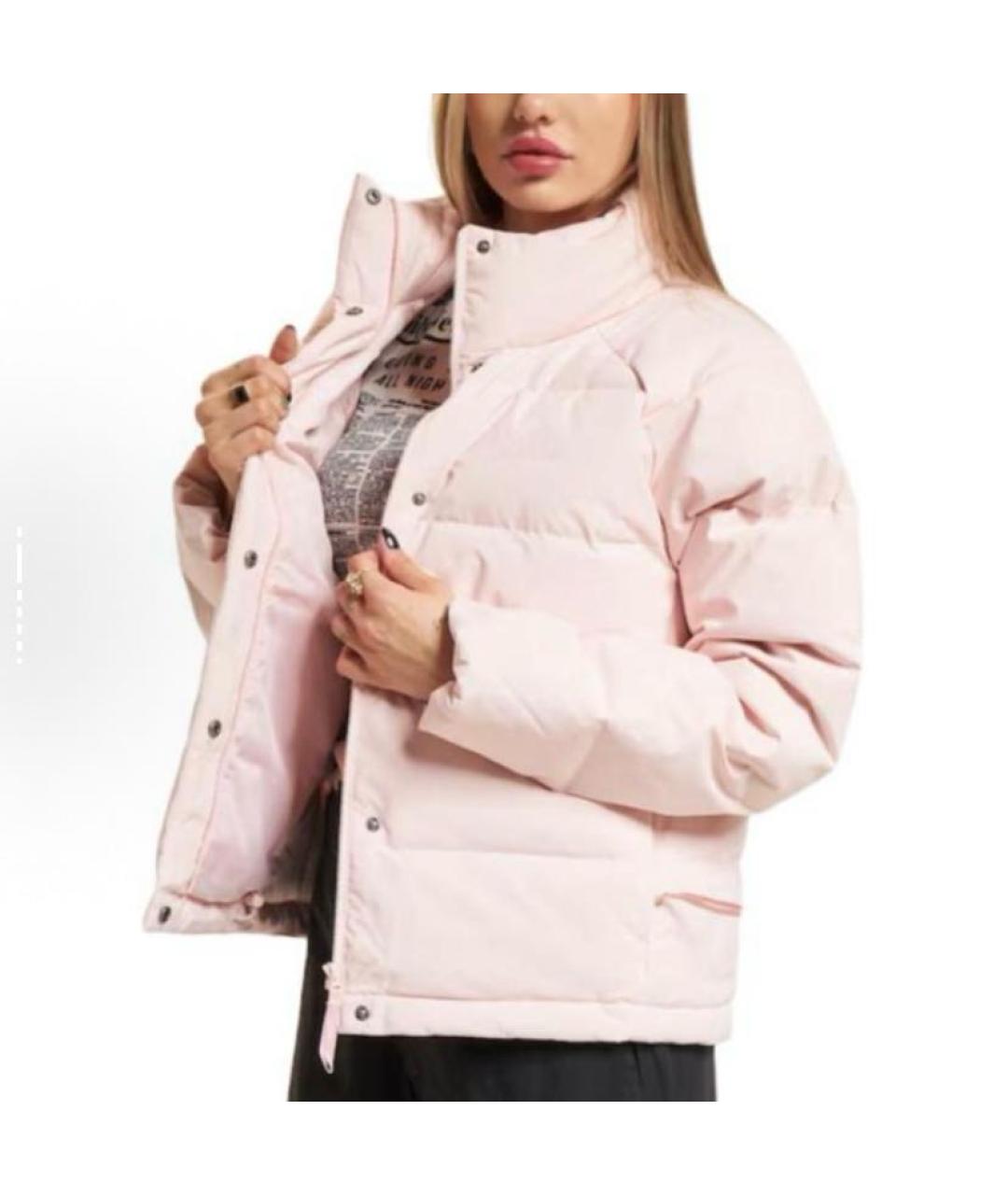 ADIDAS Коралловый полиэстеровый пуховик, фото 4