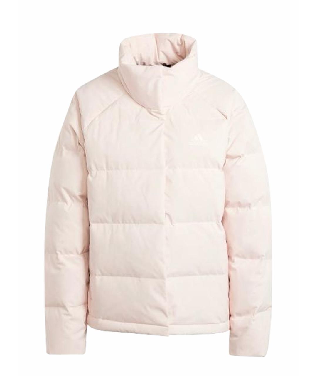 ADIDAS Коралловый полиэстеровый пуховик, фото 1