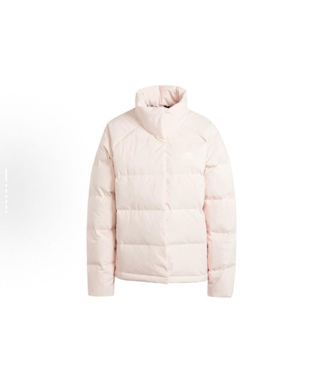 ADIDAS Коралловый полиэстеровый пуховик, фото 6