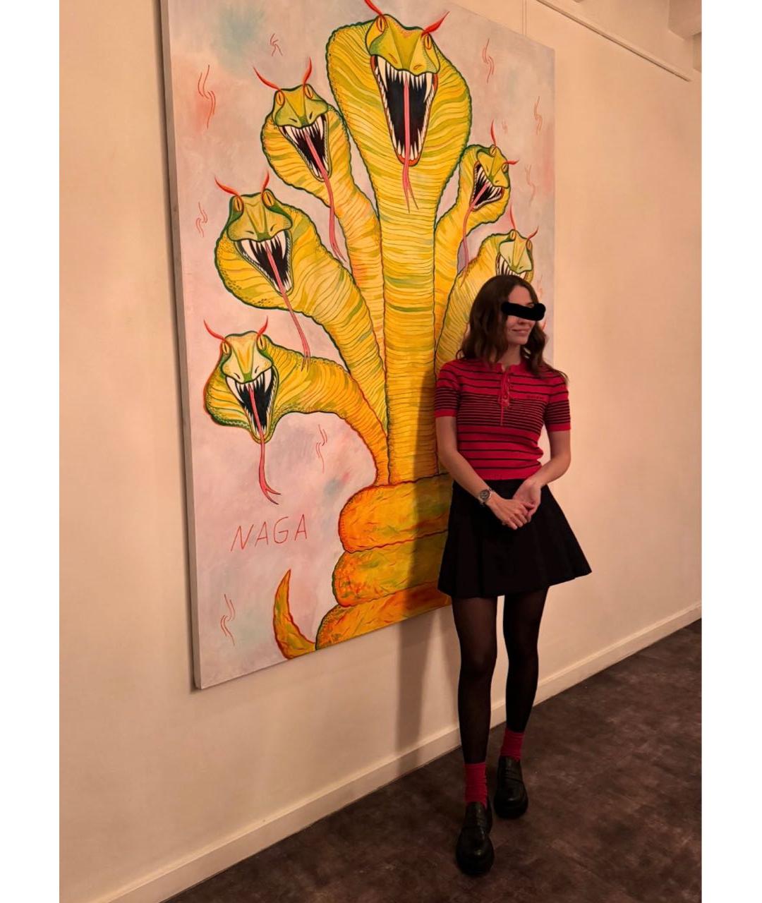 MIU MIU Красный хлопковый джемпер / свитер, фото 6