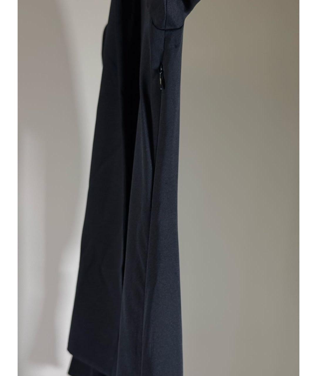 SPORTMAX Черное шелковое вечернее платье, фото 7