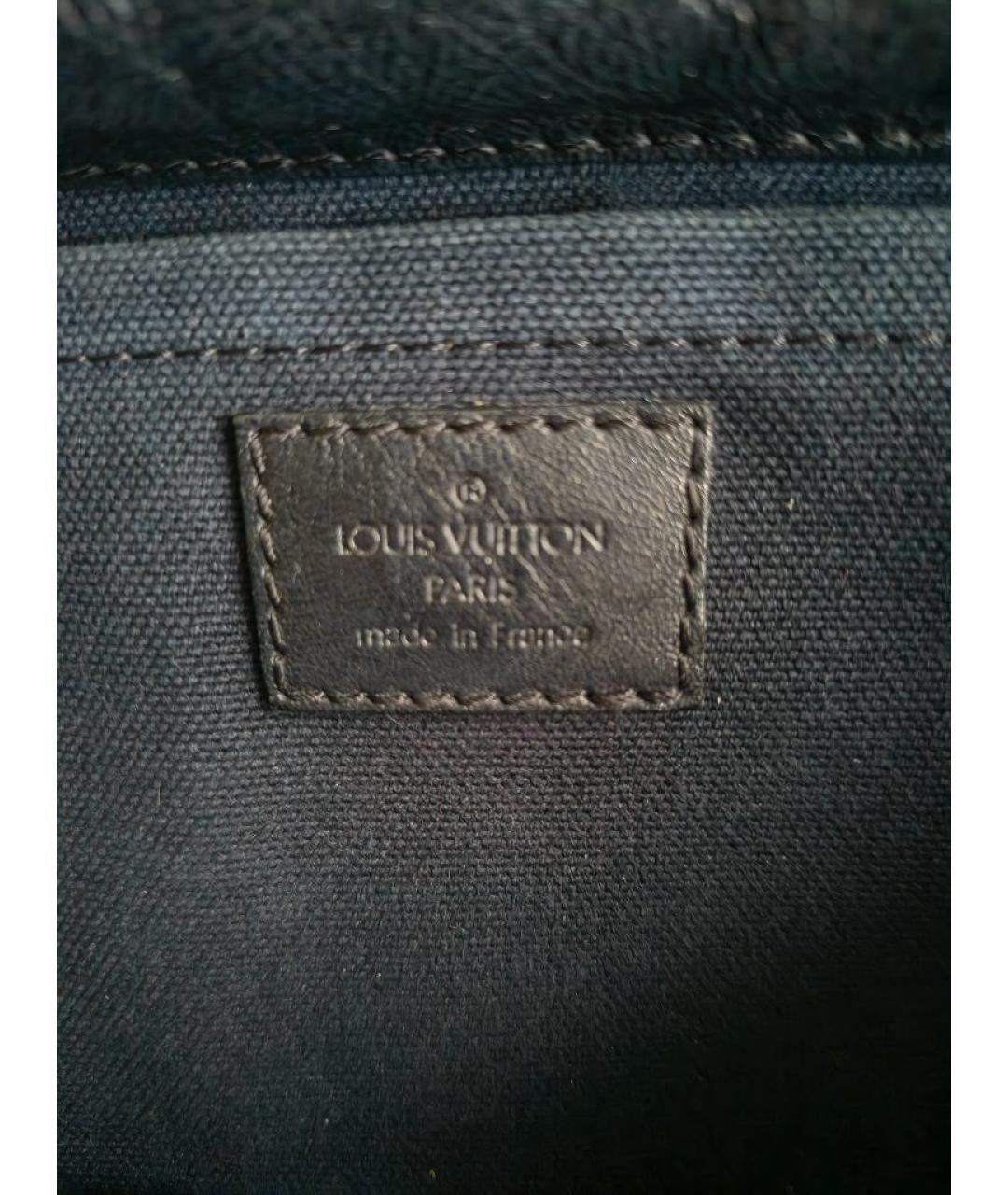 LOUIS VUITTON Коричневая сумка с короткими ручками из лакированной кожи, фото 5