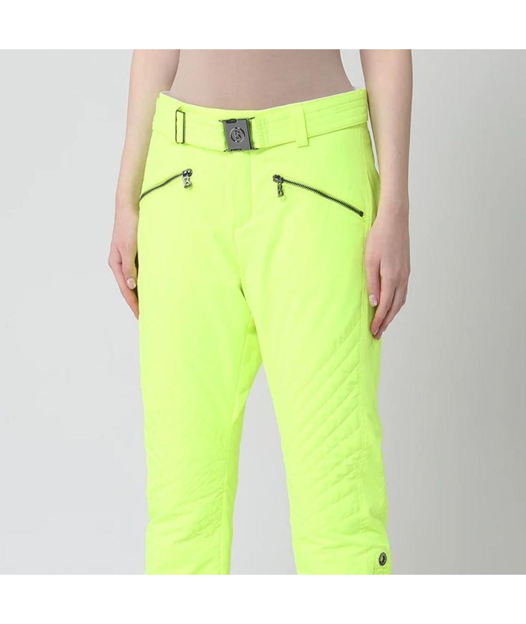 BOGNER Салатовые полиэстеровые спортивные брюки и шорты, фото 5