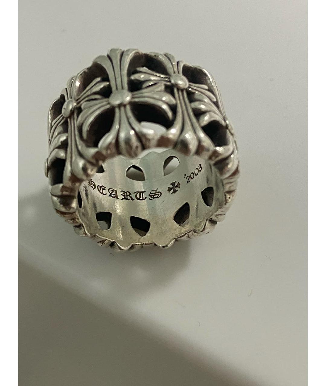 CHROME HEARTS Серебряное серебряное кольцо, фото 3