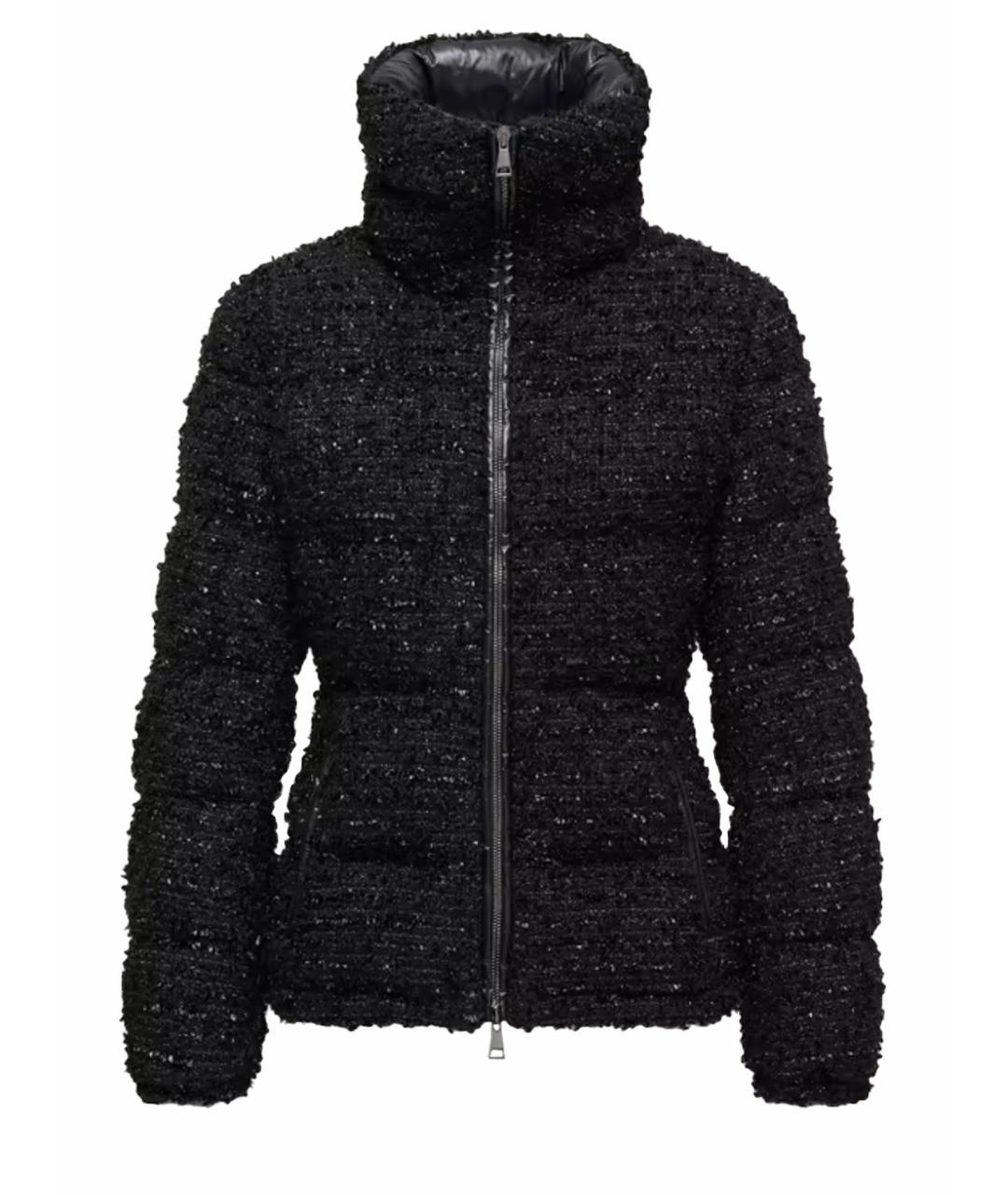 MONCLER Черный пуховик, фото 1