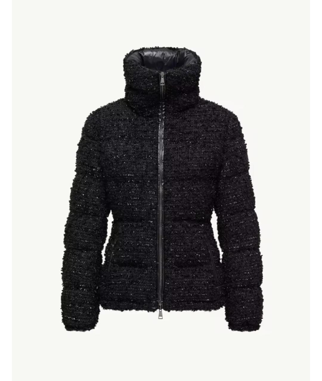 MONCLER Черный пуховик, фото 6
