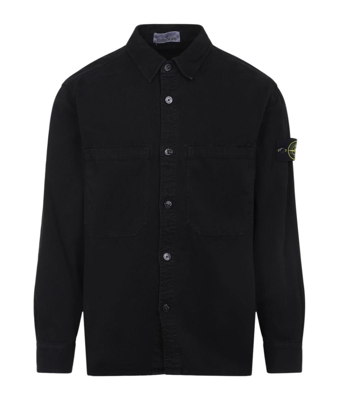 STONE ISLAND Черная кэжуал рубашка, фото 1