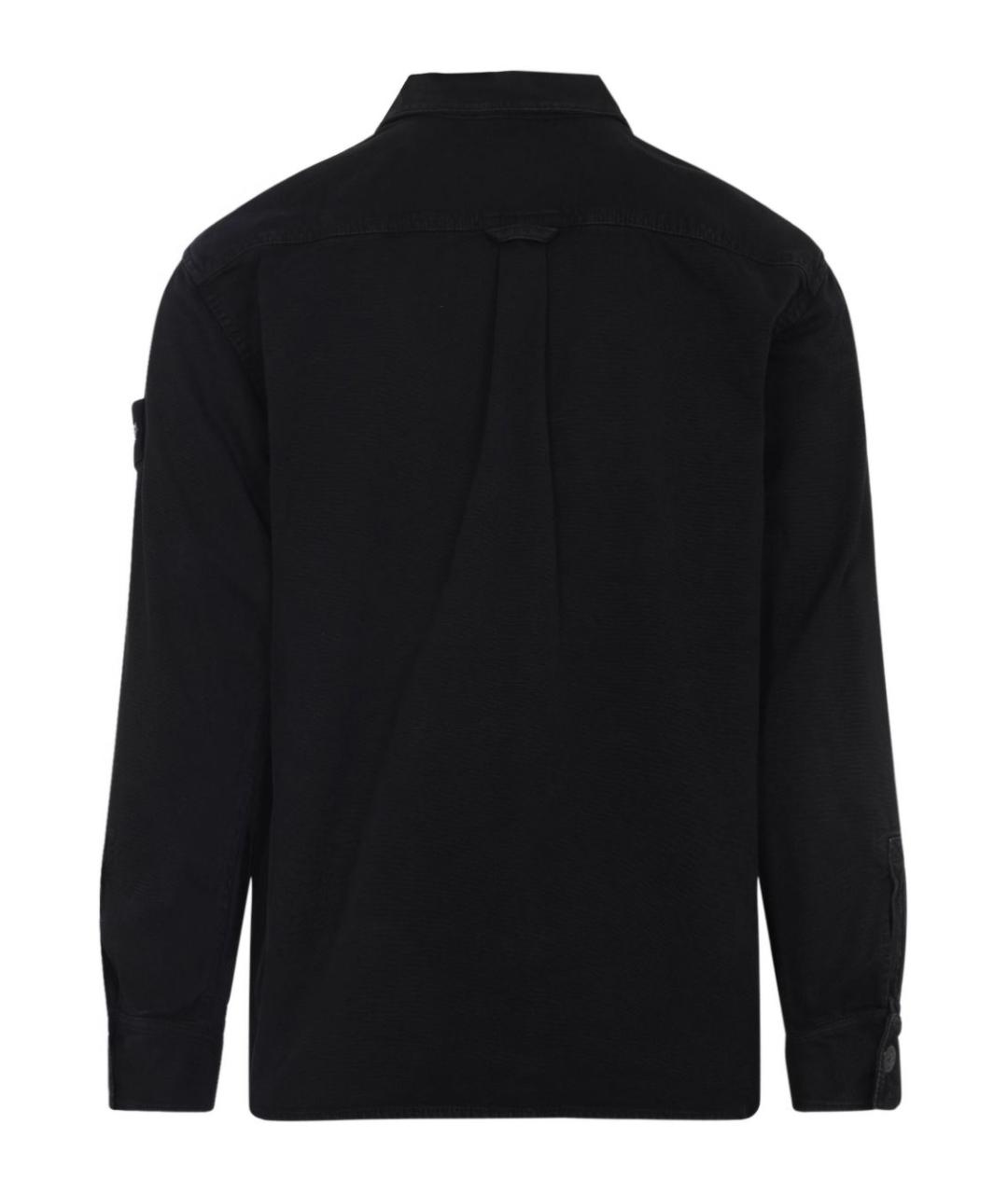 STONE ISLAND Черная кэжуал рубашка, фото 3