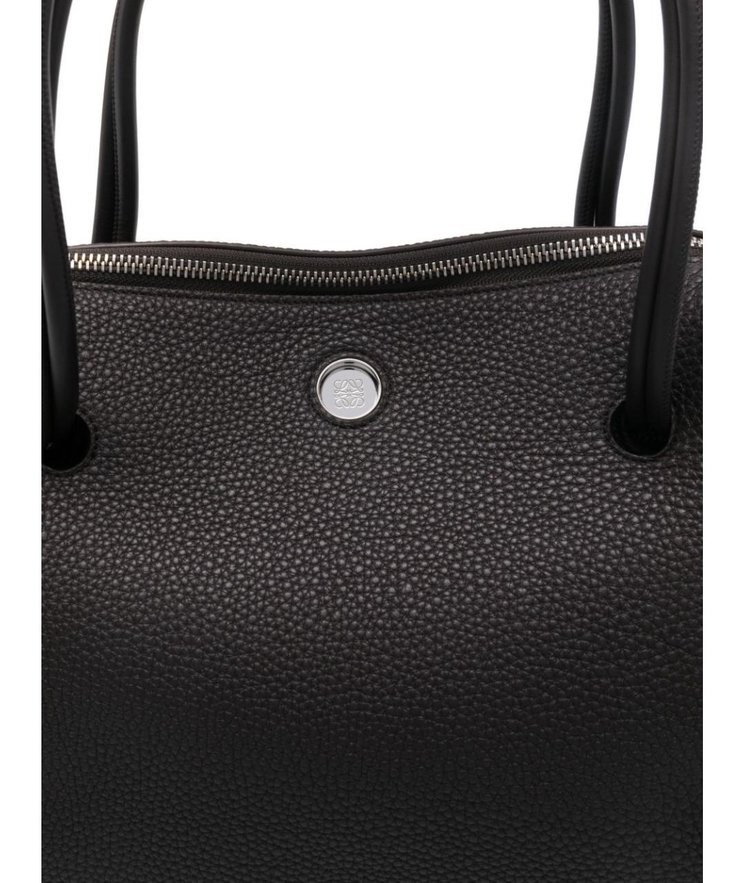 LOEWE Коричневая кожаная сумка тоут, фото 4