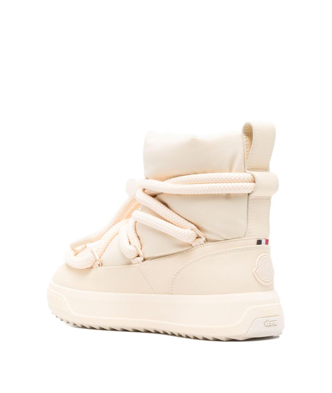 MONCLER Белые синтетические ботинки, фото 3