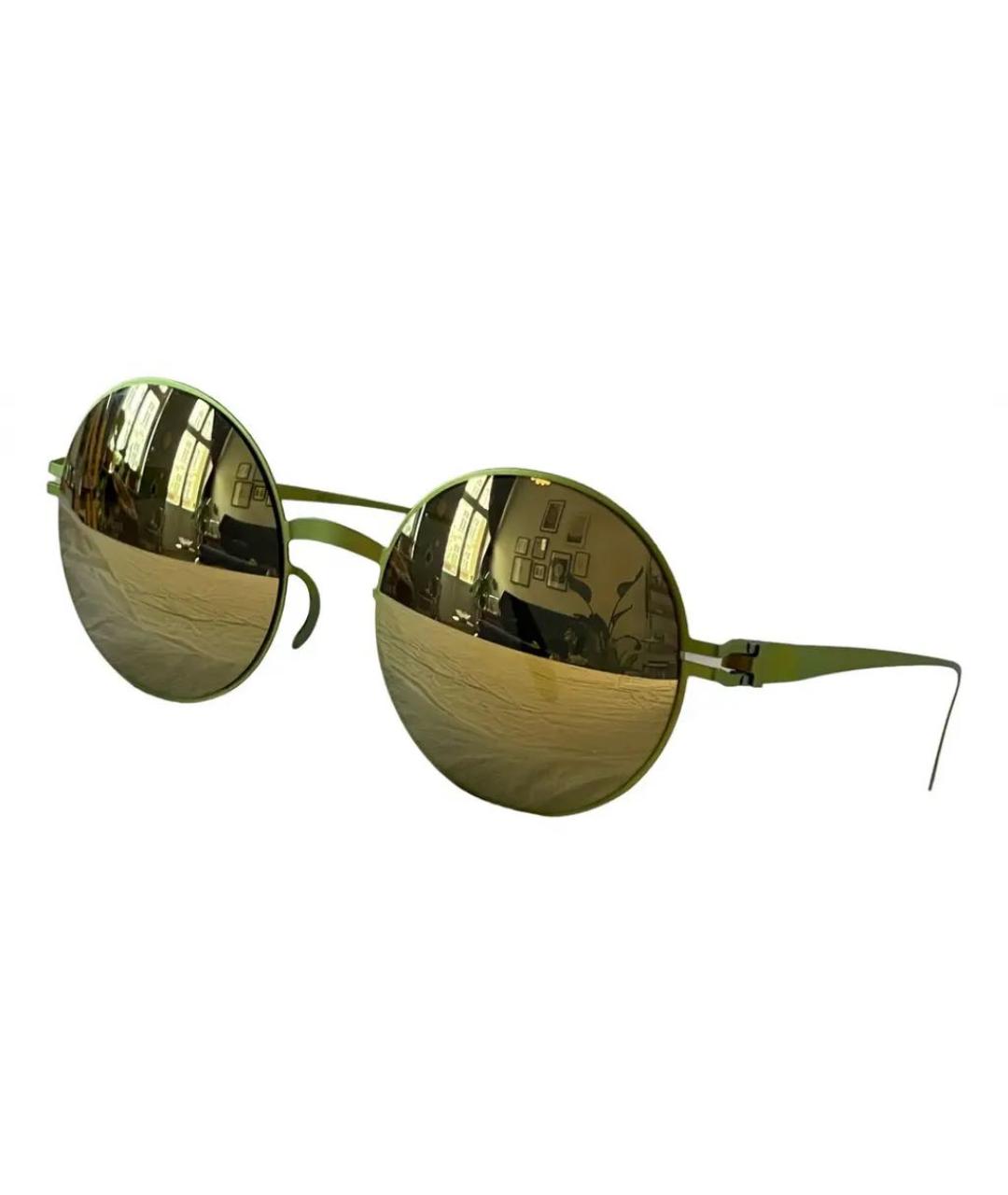 MYKITA Зеленые металлические солнцезащитные очки, фото 8