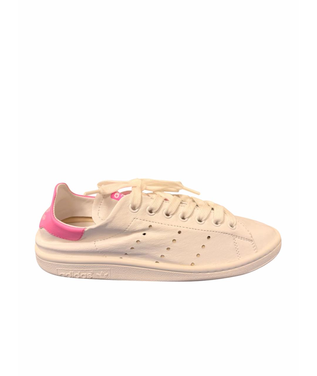 BALENCIAGA Белые кожаные кеды, фото 1